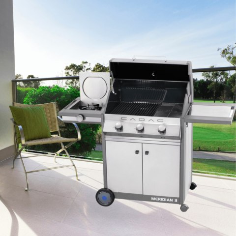 Grill gazowy stacjonarny MERIDIAN 3 ze stali nierdzewnej Grill gazowy stacjonarny MERIDIAN 3 ze stali nierdzewnej