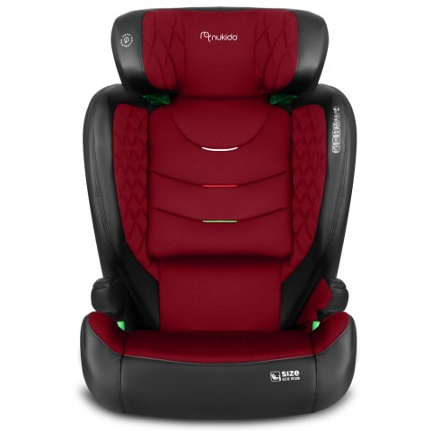 Fotelik samochodowy Nukido Louis czarno-czerwony 15-36 kg ISOFIX Fotelik samochodowy Nukido Louis czarno-czerwony 15-36 kg ISOFIX