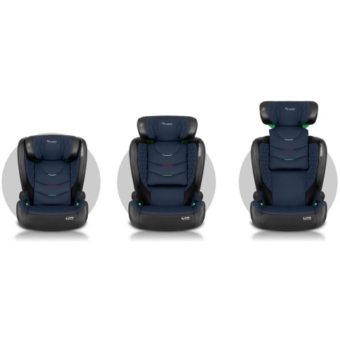 Fotelik samochodowy Nukido Louis czarno-granatowy 15-36 kg ISOFIX Fotelik samochodowy Nukido Louis czarno-granatowy 15-36 kg ISOFIX