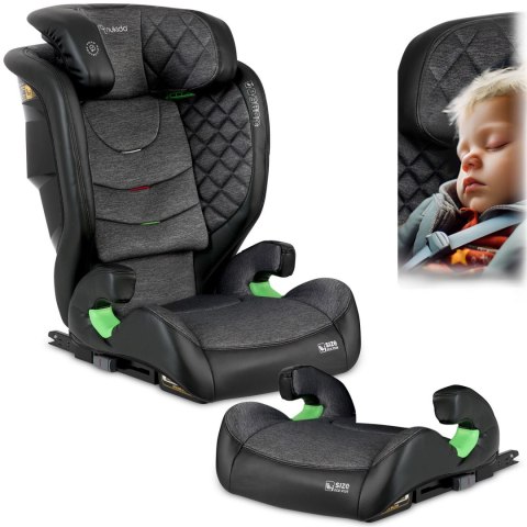 Fotelik samochodowy Nukido Louis czarno-szary 15-36 kg ISOFIX Fotelik samochodowy Nukido Louis czarno-szary 15-36 kg ISOFIX