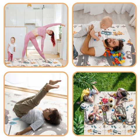 Mata piankowa edukacyjna składana 200 x 150 x 1 cm Nukido NK-341 Mata piankowa edukacyjna składana 200 x 150 x 1 cm Nukido NK-341