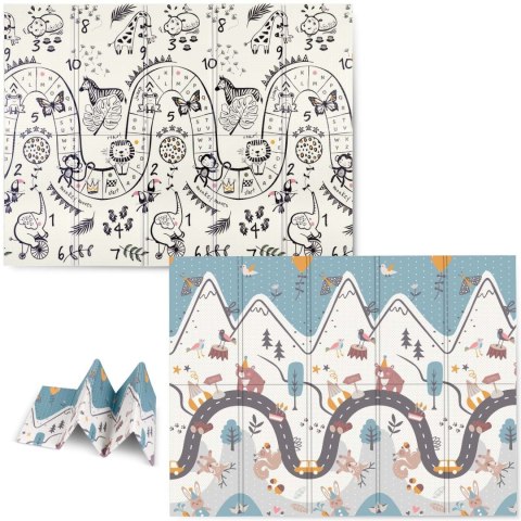 Mata piankowa edukacyjna składana 200 x 150 x 1 cm Nukido NK-341 Mata piankowa edukacyjna składana 200 x 150 x 1 cm Nukido NK-341