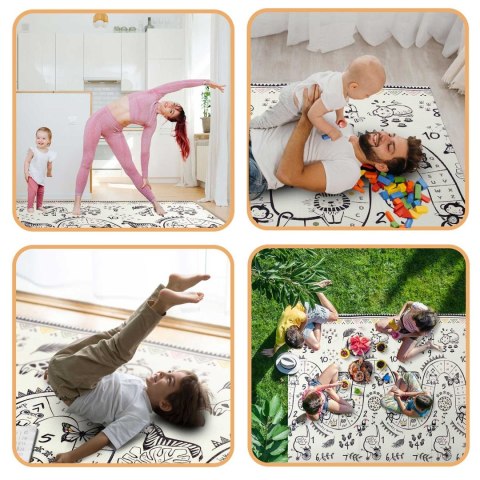 Mata piankowa edukacyjna składana 200 x 150 x 1 cm Nukido NK-341 Mata piankowa edukacyjna składana 200 x 150 x 1 cm Nukido NK-341