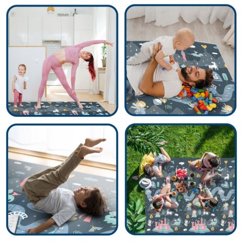 Mata piankowa edukacyjna składana 200 x 150 x 1 cm Nukido NK-341 Mata piankowa edukacyjna składana 200 x 150 x 1 cm Nukido NK-341