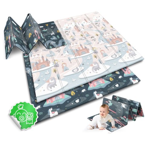Mata piankowa edukacyjna składana 200 x 180 x 1 cm Nukido NK-340 Mata piankowa edukacyjna składana 200 x 180 x 1 cm Nukido NK-340