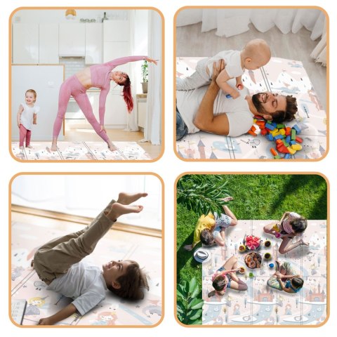 Mata piankowa edukacyjna składana 200 x 180 x 1 cm Nukido NK-340 Mata piankowa edukacyjna składana 200 x 180 x 1 cm Nukido NK-340