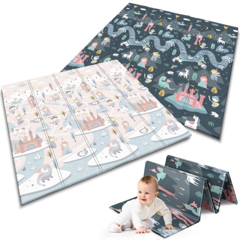 Mata piankowa edukacyjna składana 200 x 180 x 1 cm Nukido NK-340 Mata piankowa edukacyjna składana 200 x 180 x 1 cm Nukido NK-340