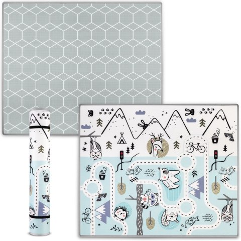 Mata piankowa edukacyjna zwijana 180 x 150 x 1,5 cm Nukido NK-342 Mata piankowa edukacyjna zwijana 180 x 150 x 1,5 cm Nukido NK-342