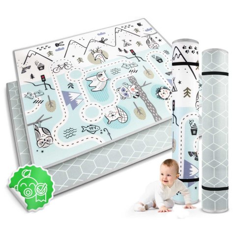 Mata piankowa edukacyjna zwijana 180 x 150 x 1,5 cm Nukido NK-342 Mata piankowa edukacyjna zwijana 180 x 150 x 1,5 cm Nukido NK-342