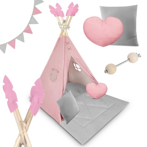 Namiot tipi dla dzieci NK-406 Nukido - różowy Namiot tipi dla dzieci NK-406 Nukido - różowy