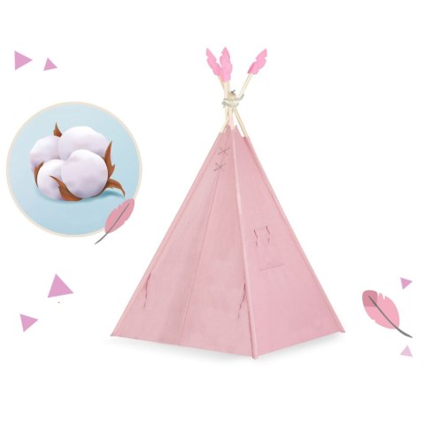 Namiot tipi dla dzieci NK-406 Nukido - różowy Namiot tipi dla dzieci NK-406 Nukido - różowy