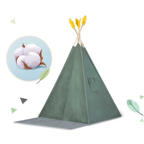 Namiot tipi dla dzieci NK-406 Nukido - zielony Namiot tipi dla dzieci NK-406 Nukido - zielony
