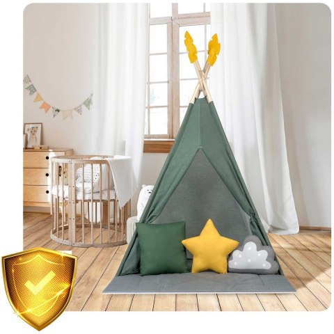 Namiot tipi dla dzieci NK-406 Nukido - zielony Namiot tipi dla dzieci NK-406 Nukido - zielony