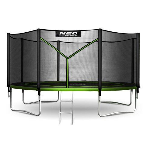 Trampolina ogrodowa 14ft/435cm z siatką zewnętrzną i drabinką Neo-Sport Trampolina ogrodowa 14ft/435cm z siatką zewnętrzną i drabinką Neo-Sport