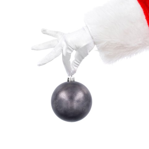 Ekskluzywna Bombka Choinkowa od Kamai Christmas Decoration® - Kolor Antracyt, Komplet 4 Sztuk Ekskluzywna Bombka Choinkowa od Kamai Christmas Decoration® - Kolor Antracyt, Komplet 4 Sztuk