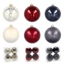 Ekskluzywna Bombka Choinkowa od Kamai Christmas Decoration® - Kolor Antracyt, Komplet 4 Sztuk