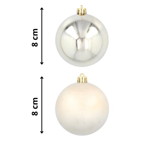 Ekskluzywna Bombka Choinkowa od Kamai Christmas Decoration® - Kolor Szampański, Komplet 4 Sztuk Ekskluzywna Bombka Choinkowa od Kamai Christmas Decoration® - Kolor Szampański, Komplet 4 Sztuk