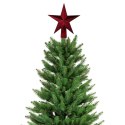 Komplet 19 Bombek Choinkowych Kamai Christmas Decoration® - Kolor Burgund z Gwiazdą na Czubek
