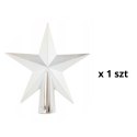 Komplet 19 Bombek Choinkowych Kamai Christmas Decoration® - Kolor Szampański z Gwiazdą na Czubek