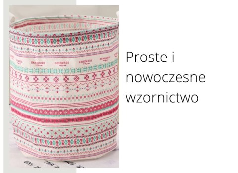 Pojemnik, kosz materiałowy do przechowywania 43x33 cm Pojemnik, kosz materiałowy do przechowywania 43x33 cm