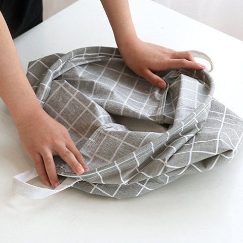 Pojemnik, kosz materiałowy do przechowywania LIŚCIE 50x40 cm Pojemnik, kosz materiałowy do przechowywania LIŚCIE 50x40 cm