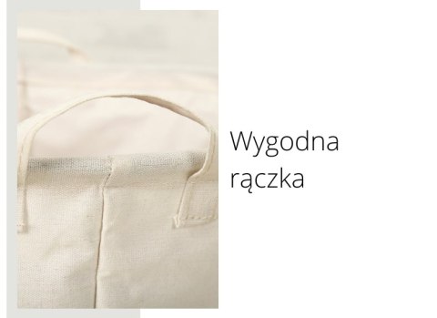 Pojemnik, kosz materiałowy do przechowywania LIŚCIE 50x40 cm Pojemnik, kosz materiałowy do przechowywania LIŚCIE 50x40 cm
