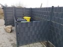 Taśma ogrodzeniowa PASKI 24 x 2,55mb CLASSIC 19cm PROTECTO™ GRAFIT + 48 klipsów GRATIS