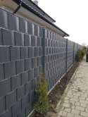 Taśma ogrodzeniowa PASKI 24 x 2,55mb CLASSIC 19cm PROTECTO™ GRAFIT + 48 klipsów GRATIS