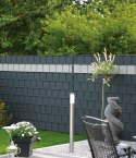 Taśma ogrodzeniowa PASKI 24 x 2,55mb CLASSIC 19cm PROTECTO™ GRAFIT + 48 klipsów GRATIS