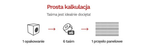 Taśma ogrodzeniowa PASKI 6 x 2,55mb BASIC 19cm PROTECTO™ GRAFIT + 12 klipsów GRATIS Taśma ogrodzeniowa PASKI 6 x 2,55mb BASIC 19cm PROTECTO™ GRAFIT + 12 klipsów GRATIS