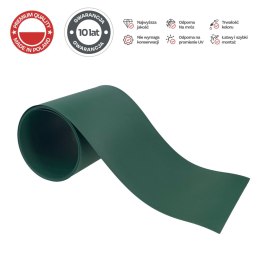 Taśma ogrodzeniowa PASKI 6 x 2,55mb BASIC 19cm PROTECTO™ ZIELONA + 12 klipsów GRATIS