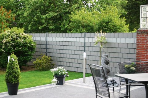 Taśma ogrodzeniowa PASKI 6 x 2,55mb CLASSIC 19cm PROTECTO™ SZARA + 12 klipsów GRATIS Taśma ogrodzeniowa PASKI 6 x 2,55mb CLASSIC 19cm PROTECTO™ SZARA + 12 klipsów GRATIS