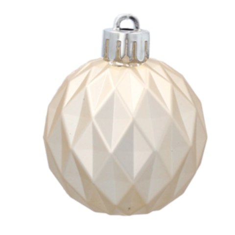 Zestaw 16 Eleganckich Bombek Kamai Christmas Decoration® o Średnicy 4 cm - Kolor Szampański Zestaw 16 Eleganckich Bombek Kamai Christmas Decoration® o Średnicy 4 cm - Kolor Szampański