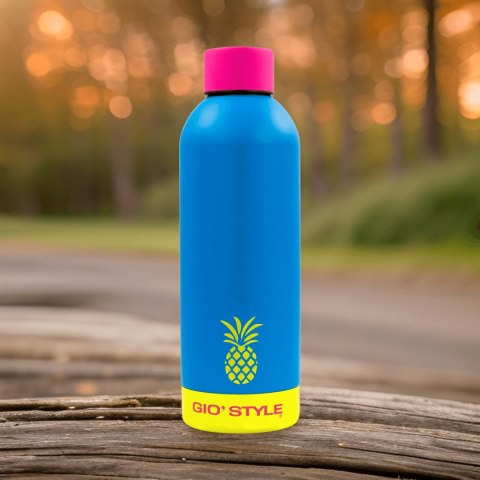 Butelka termiczna Kamai Gio Style, stal nierdzewna, niebieska, pojemność 0,5L Butelka termiczna Kamai Gio Style, stal nierdzewna, niebieska, pojemność 0,5L