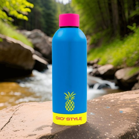Butelka termiczna Kamai Gio Style, stal nierdzewna, niebieska, pojemność 0,5L Butelka termiczna Kamai Gio Style, stal nierdzewna, niebieska, pojemność 0,5L