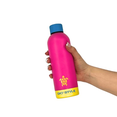 Butelka termiczna Kamai Gio Style, stal nierdzewna, różowa, pojemność 0,75L Butelka termiczna Kamai Gio Style, stal nierdzewna, różowa, pojemność 0,75L