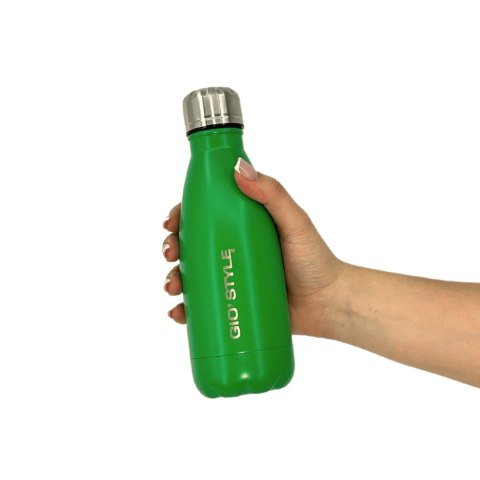 Butelka termiczna Kamai Gio Style, stal nierdzewna, zielona, pojemność 0,35L Butelka termiczna Kamai Gio Style, stal nierdzewna, zielona, pojemność 0,35L