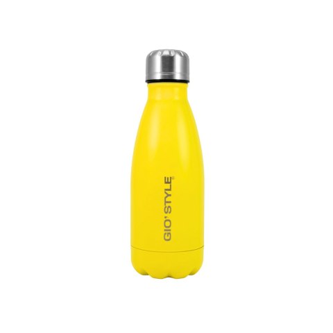 Butelka termiczna Kamai Gio Style, stal nierdzewna, żółta, pojemność 0,35L Butelka termiczna Kamai Gio Style, stal nierdzewna, żółta, pojemność 0,35L