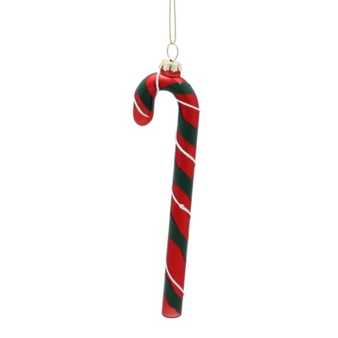 Eleganckie Ozdoby Świąteczne "Czerwono-Zielona Laseczka Cukrowa" z Szkła od Kamai Christmas Decoration® Eleganckie Ozdoby Świąteczne "Czerwono-Zielona Laseczka Cukrowa" z Szkła od Kamai Christmas Decoration®