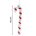 Eleganckie Ozdoby Świąteczne "Laseczka Cukrowa" z Szkła od Kamai Christmas Decoration®