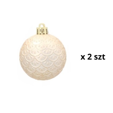Komplet 19 Bombek Choinkowych Kamai Christmas Decoration® - Kolor Szampański z Gwiazdą na Czubek Komplet 19 Bombek Choinkowych Kamai Christmas Decoration® - Kolor Szampański z Gwiazdą na Czubek