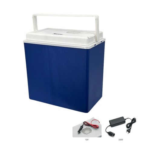 Lodówka samochodowa elektryczna 30L KAMAI ICEGO, zasilanie 12-230V, szara Lodówka samochodowa elektryczna 30L KAMAI ICEGO, zasilanie 12-230V, szara
