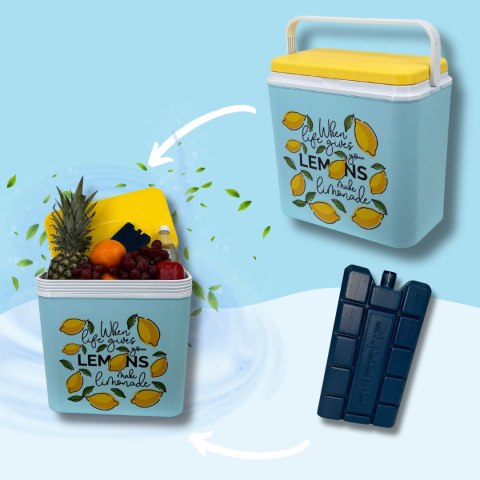 Lodówka turystyczna pasywna 24L Lemoniada Lodówka turystyczna pasywna 24L Lemoniada