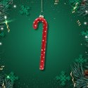 SZKLANA LASKA "Czerwone w Białe Kropki" od Kamai Christmas Decoration®