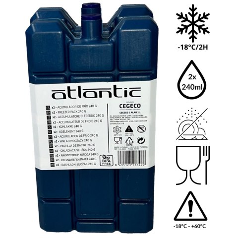 Wkład mrożący ATLANTIC KAMAI 2x240ml Wkład mrożący ATLANTIC KAMAI 2x240ml