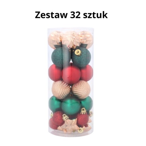 ZESTAW 32 EKSKLUZYWNYCH BOMBEK CHOINKOWYCH 3-4 CM W WYJĄTKOWYCH KOLORACH I WZORACH ZESTAW 32 EKSKLUZYWNYCH BOMBEK CHOINKOWYCH 3-4 CM W WYJĄTKOWYCH KOLORACH I WZORACH