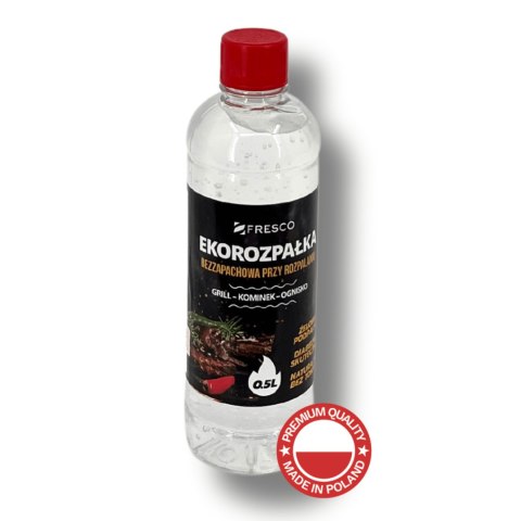 Żelowa eko-rozpałka 0,5L do grilla FRESCO bezzapachowa Żelowa eko-rozpałka 0,5L do grilla FRESCO bezzapachowa