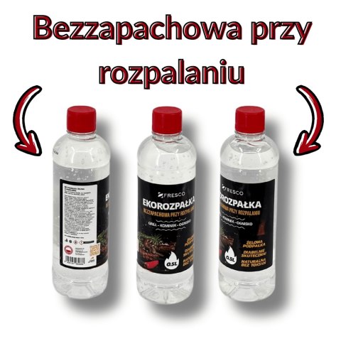 Żelowa eko-rozpałka 0,5L do grilla FRESCO bezzapachowa Żelowa eko-rozpałka 0,5L do grilla FRESCO bezzapachowa