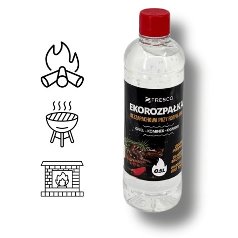 Żelowa eko-rozpałka 0,5L do grilla FRESCO bezzapachowa Żelowa eko-rozpałka 0,5L do grilla FRESCO bezzapachowa