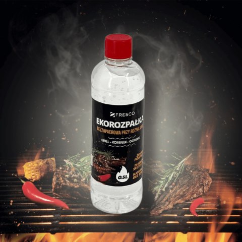 Żelowa eko-rozpałka 0,5L do grilla FRESCO bezzapachowa Żelowa eko-rozpałka 0,5L do grilla FRESCO bezzapachowa